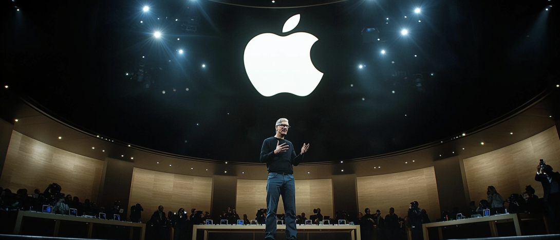 Tim Cooks during Apple's Event Keynote